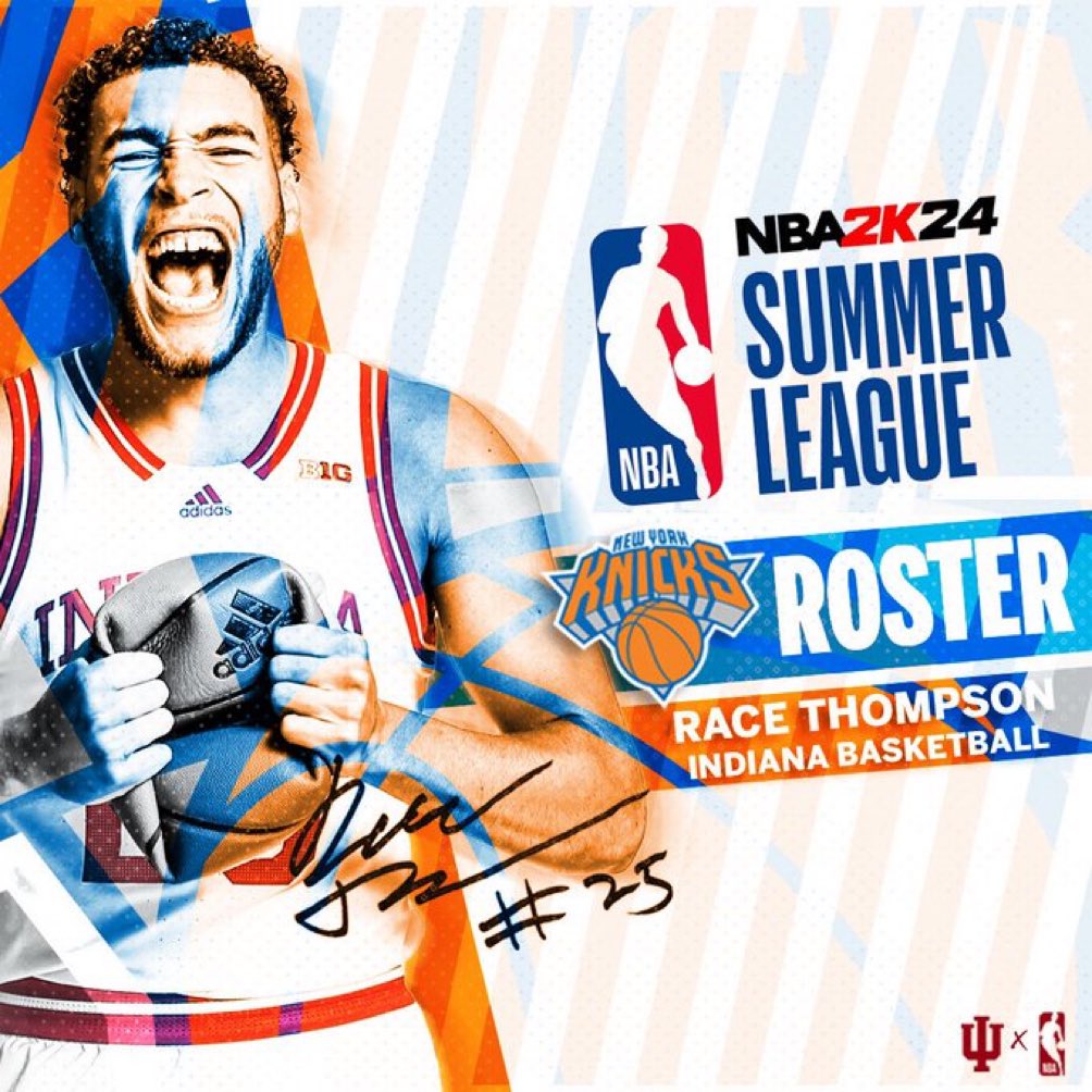 WELCOME RACE THOMPSON TO THE SUMMER LEAGUE KNICKS‼️🤩
#NewYorkForever