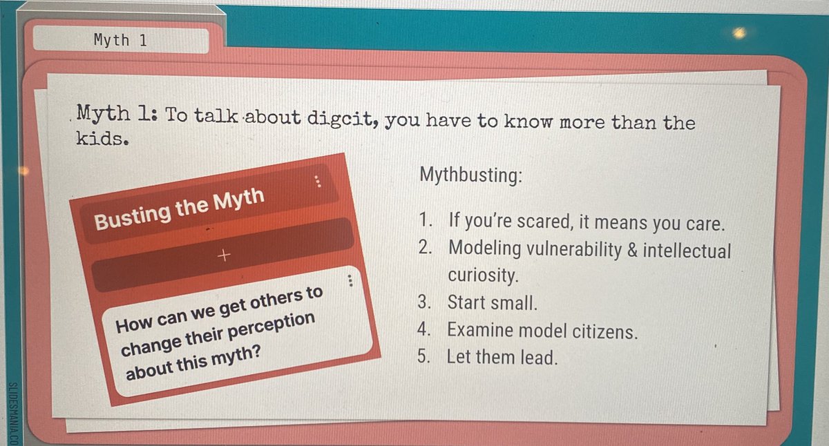 The conversations and ideas happening at #ISTELive Future Forward Forum around myth-busting #DigCit are getting me really excited! I can’t wait to design PD experiences for our @MassCUE educators around this important topics! 🔥 💻