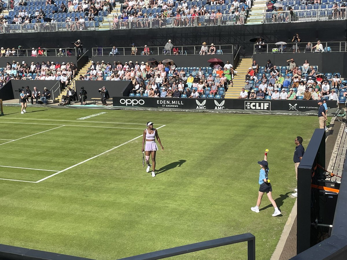 BCPEDepartment's tweet photo. A pleasure to Ball Crew for the Tennis legend @Venuseswilliams this week🎾 hope to see you again next year! @EdgbastonPriory @the_LTA @WTA https://t.co/J1zPDE3IW8