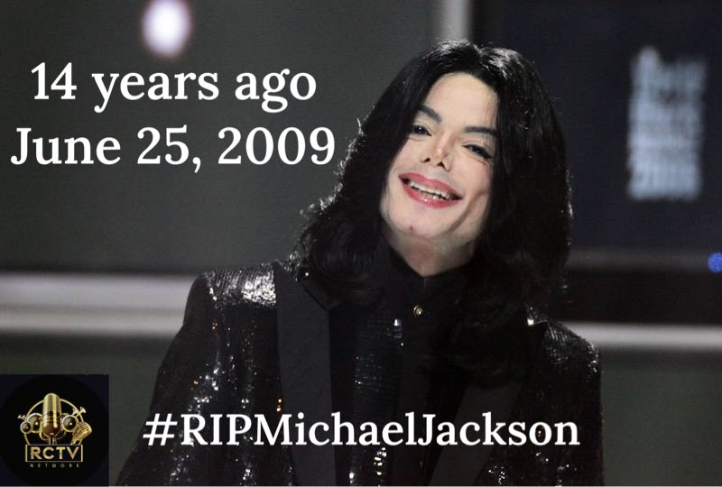 14 years ago on June 25, 2009 Michael Jackson died. The day the music died. #RIPMichaelJackson #rctvnetwork