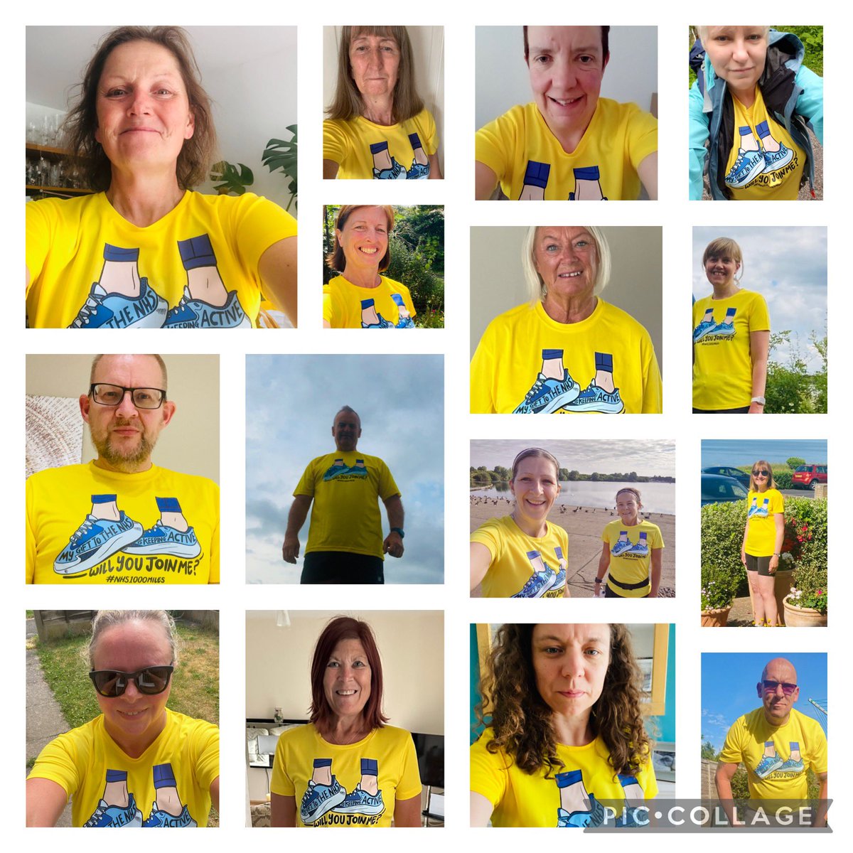 I’m loving the yellow 😍😍 #NHS1000Miles