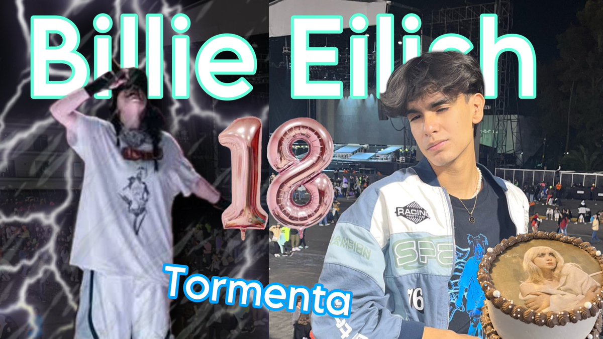 geramonroyt's tweet photo. Amigosss!!! Acabo subir un vlog de mi cumpleaños y el concierto de Billie Eilish en CDMX 
https://t.co/TjUb3iNKEb

Estaría súper que lo fueran a ver:) #BillieEilish https://t.co/Be95hxUJsT