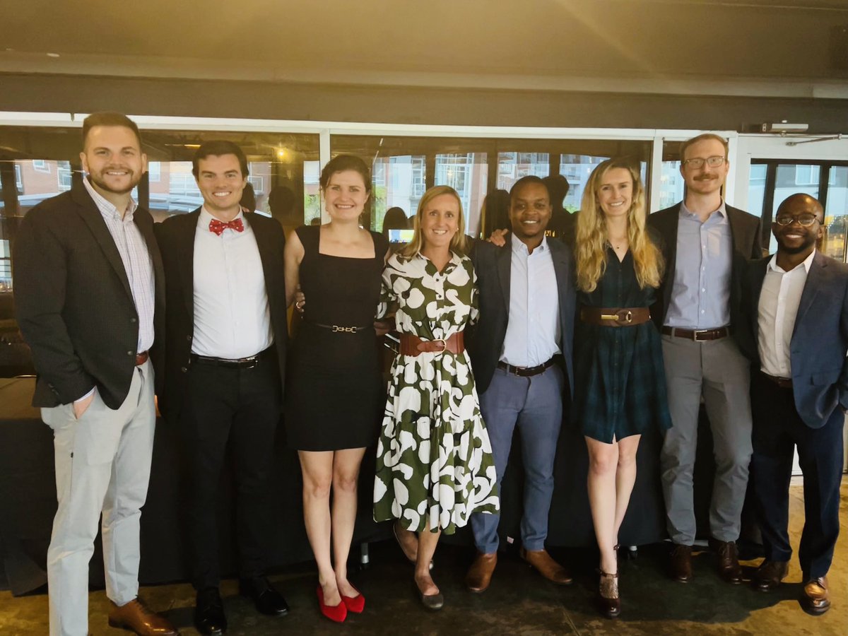 Cheers to our graduating resident Dr. Dakim Gaines <a href="/gainesmdphd/">GainesMDPhD</a> 🎓🎉. Wishing you all the best in your next chapter. You’ve made us all proud with your dedication and passion to patient care and equity, and we know you’ll continue to shine. 
#radonc #graduation