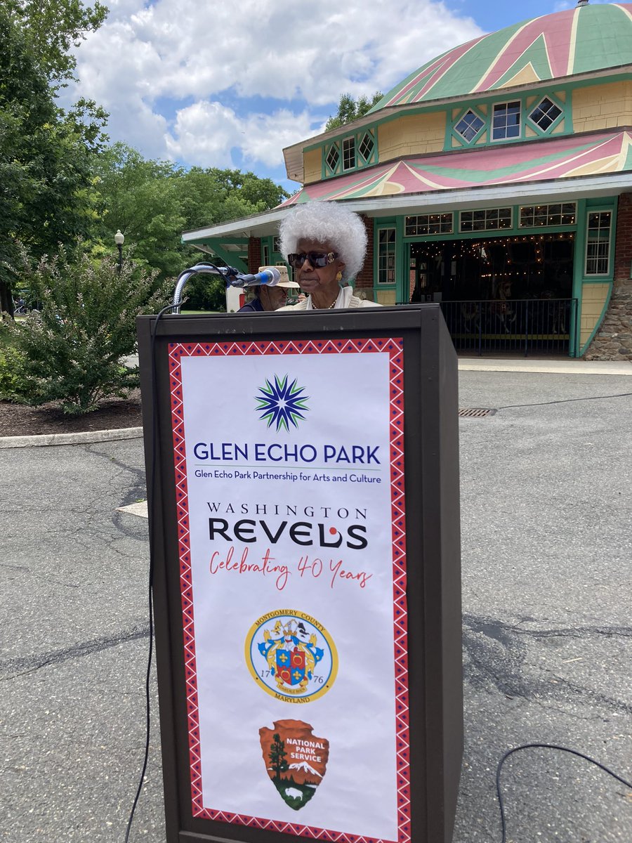 Honored to join some of the civil rights protestors who joined together to integrate Glen Echo Park in 1960 as part of the “Summer of Change” for this weekend’s Freedom Festival at <a href="/glenechopark/">Glen Echo Park</a> with <a href="/revelsdc/">Washington Revels</a>.