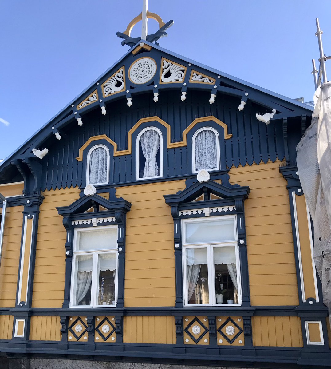 ullamiettunen's tweet photo. En fin dag i grannstaden idag. Äntligen precis perfekt temperatur. #rauma #raumo #unescoheritage https://t.co/CNZq8L1pbB