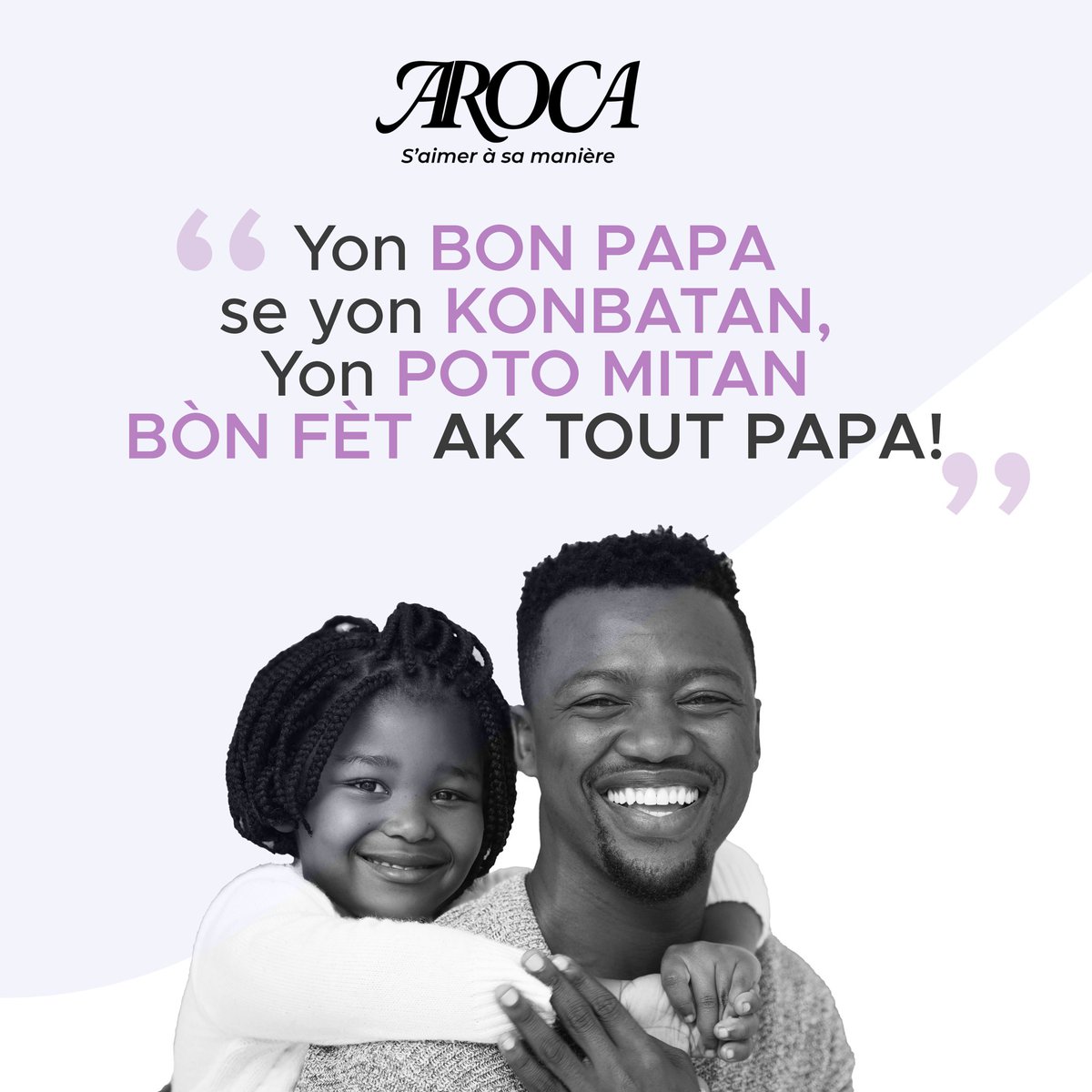 Yon bon papa se yon KONBATAN, yon POTOMITAN
BÒN FÈT AK TOUT PAPA ❤️ 💐 

#father #fathersday #père #fêtedespères #fetedesperes #bonnefêtedespères #family #fatherlove #bònfètpapa #fètpapa