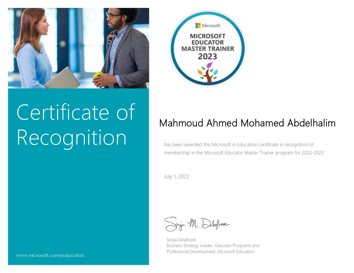 #خبراء_مايكروسوفت_الازهر_الشريف
#مبادرة_كنوز_أزهرية
#MicrosoftEDU 
#MIIEExpert