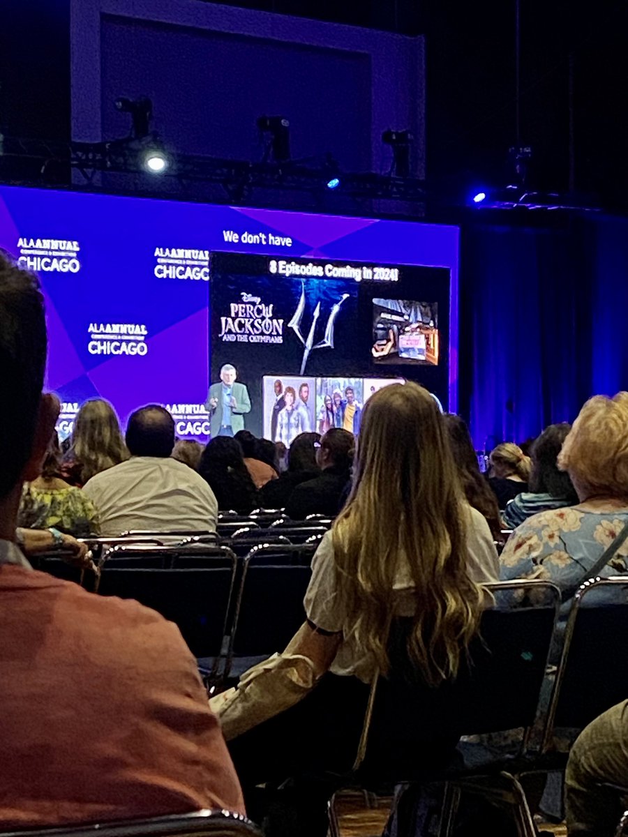 Heard from Rick Riordan today <a href="/ALAConferences/">ALA Conferences</a> , Let your work breathe. Wise words for writing and any other task. #ALAAC2023  #readingmg