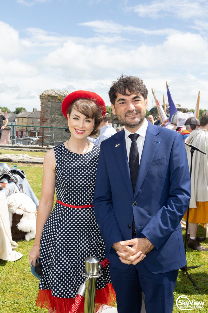 … Finally, many thanks to Father Seán Ó Longaigh for the warm welcome &amp; inspiring words &amp; to the incredible Eve Stafford for her great rendition of the French national anthem. Kudos also to Canon Tony Mullins for singing a Te Deum as it was sung to celebrate 500 years ago! 3/
