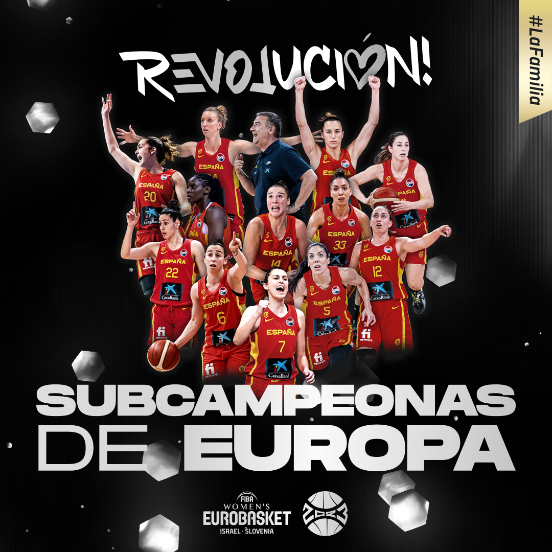 No podemos estar más ORGULLOSOS de vosotras ❤️

#LaFamilia es Subcampeona de Europa‼️  

🏆 FINAL #EuroBasketWomen
🇪🇸🆚🇧🇪 (FINAL | 58-64)
📷 flic.kr/s/aHBqjAK3WE

#SomosEquipo