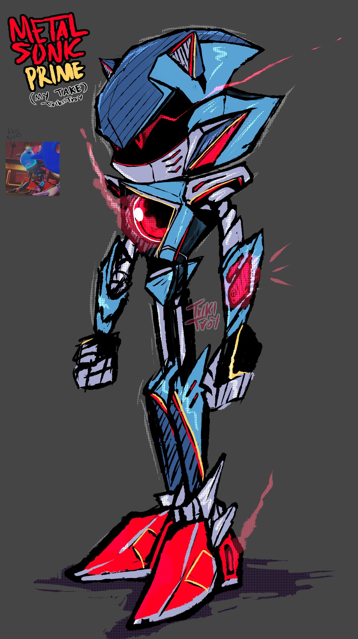 Ｔｒｉｋｉ－Ｔｒ 0 ｙ ! ! ! COMMISSIONS OPEN! on X: Metal Sonic