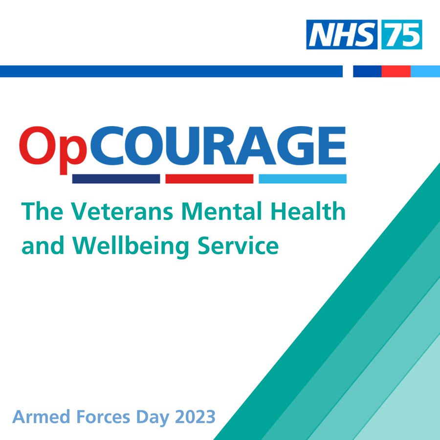 OpCOURAGE is the #Veterans mental health & wellbeing service supporting those who have served in the UK #ArmedForces with their mental health regardless of whether it is linked to their service. nhs.uk/opcourage