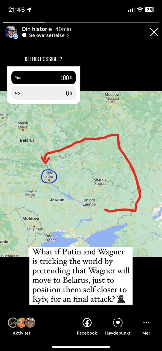ChrValsvik's tweet photo. @igorsushko This is the Wagner Putin plan https://t.co/WHkjJxVgh0