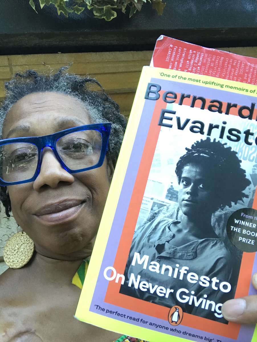 #Inspirational #JustWhatINeeded #GetBackToMyWordsOfExpression writing #ThankYou #BernardineEvaristo #ManfestoOnNeverGivingUp #ThankYou