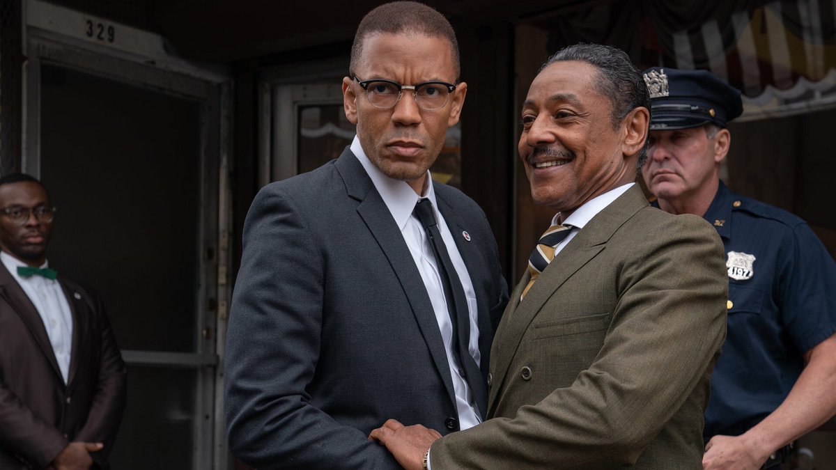 Giancarlo in 1992, acting as Thomas Hayer (one of the assassins who took out Malcolm X - played by Denzel Washington), played the role of Reverend Powell in Godfather of Harlem (2019), a story set in 1963, featuring Malcolm X. yes, the caption is confusing. 😂