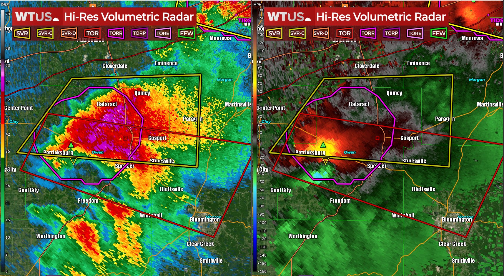 Weather Track US on Twitter "Tornado Warning for Bloomington, IN and Ellettsville, IN until 4