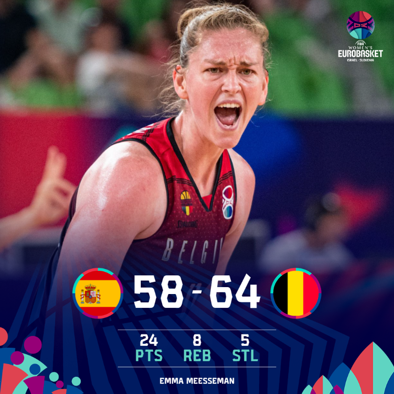 EuroBasketWomen's tweet photo. THEY HAVE WRITTEN HISTORY! 🏆

Belgium are the #EuroBasketWomen 2023 Champions!