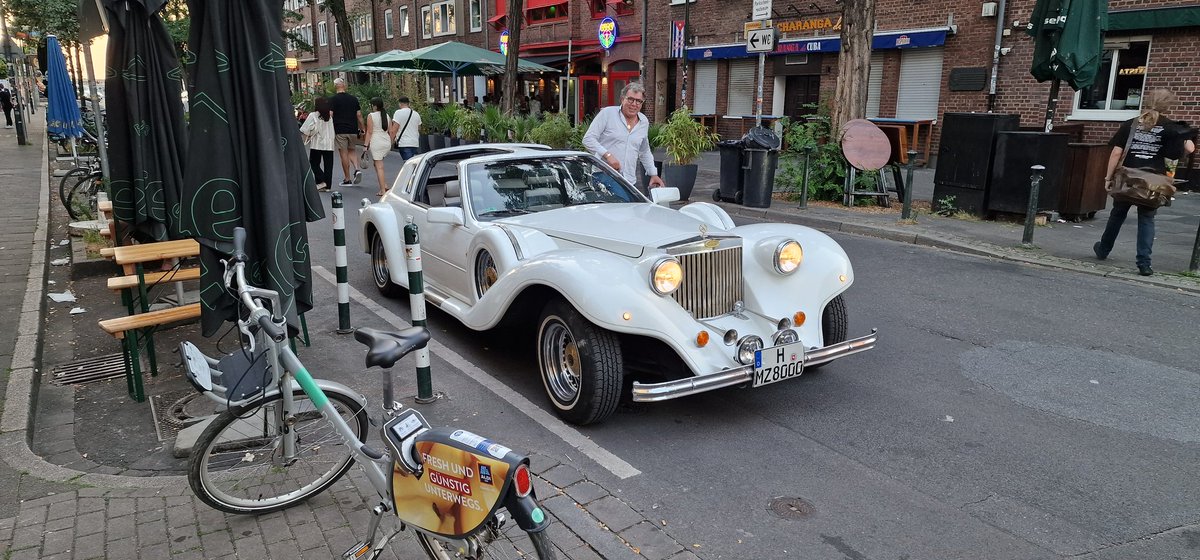 GinShakyHandMan's tweet photo. @JeremyClarkson On a night out in Düsseldorf and saw this outside a bar, had to laugh. Thought you might be in it but it was a Euroland version of you 😂 #grandtour https://t.co/QBOUM2Y6lt