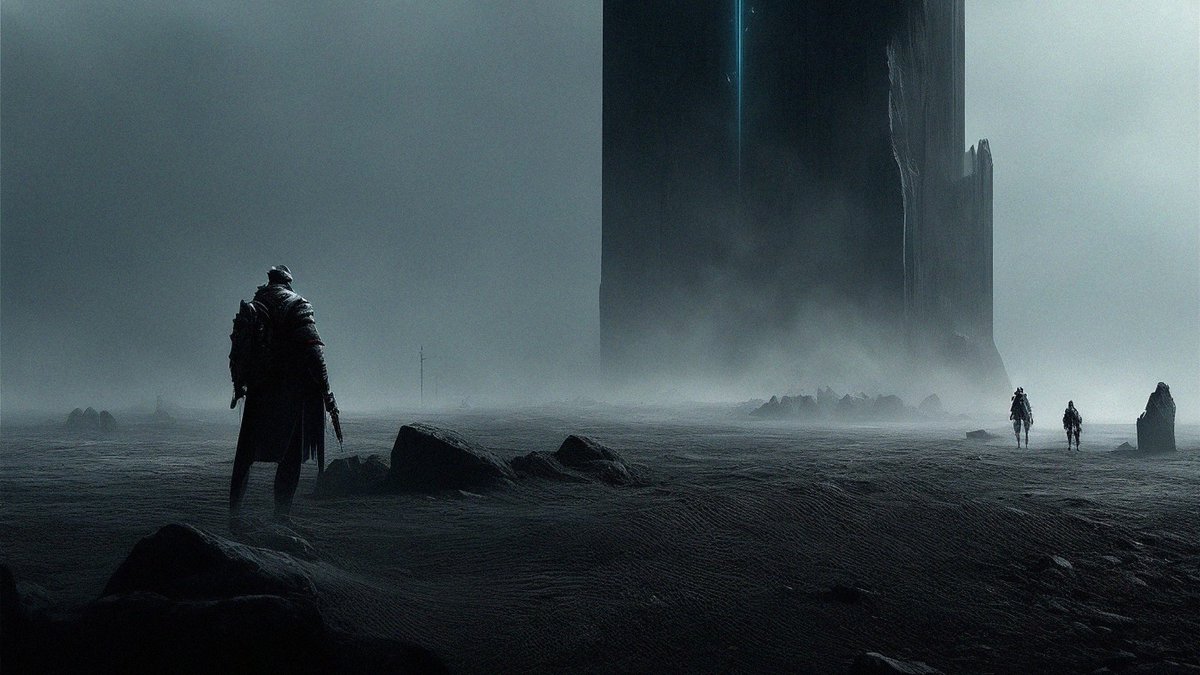 MarcoHayek's tweet photo. The Monolith #conceptart #digitalart #b3d #blender3d #blenderart #photoshop #overpaint #DigitalArtist #3DCG #3dart #environment https://t.co/npu4SOhtO8