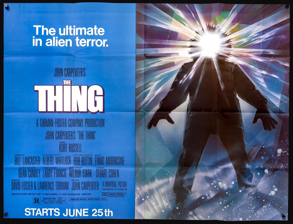 Happy Anniversary to John Carpenter’s The Thing. Released on this date in 1982 #TheThing #JohnCarpenter