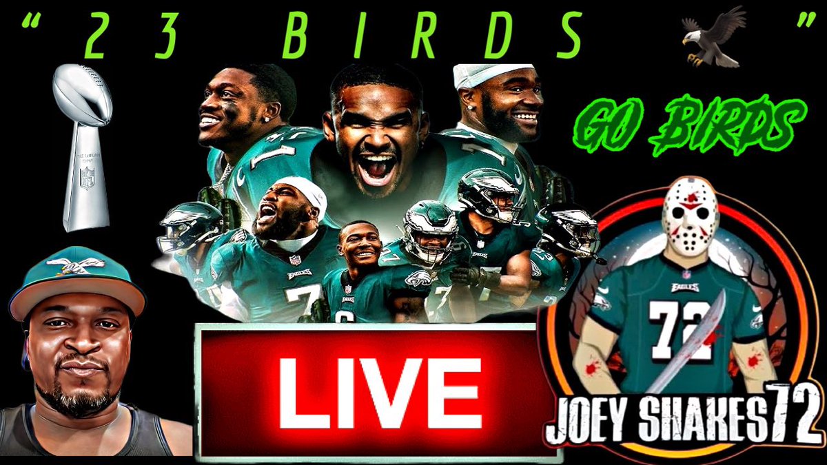 🚨🚨LIVESTREAM 🚨🚨 2023 Philadelphia Eagles Preview Livestream: Birds Win The SuperBowl !!!... youtube.com/live/o0htnIM_K… via @YouTube TAP IN !!! @Joeyshakes72YT @BIRDGANG31_P @Eagles @BGSM_ #NFLTwitter #FlyEaglesFly #WEBUILTDIFFERENT🦅 BEST TEAM IN THE LEAGUE!!🦅🦅💯