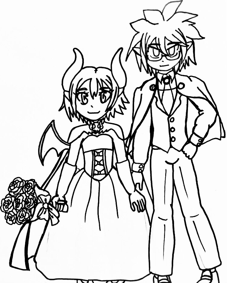 Mao and Raspberyl Wedding alt concept [Linework]

Added to my to-be-colored list after some other projects are done