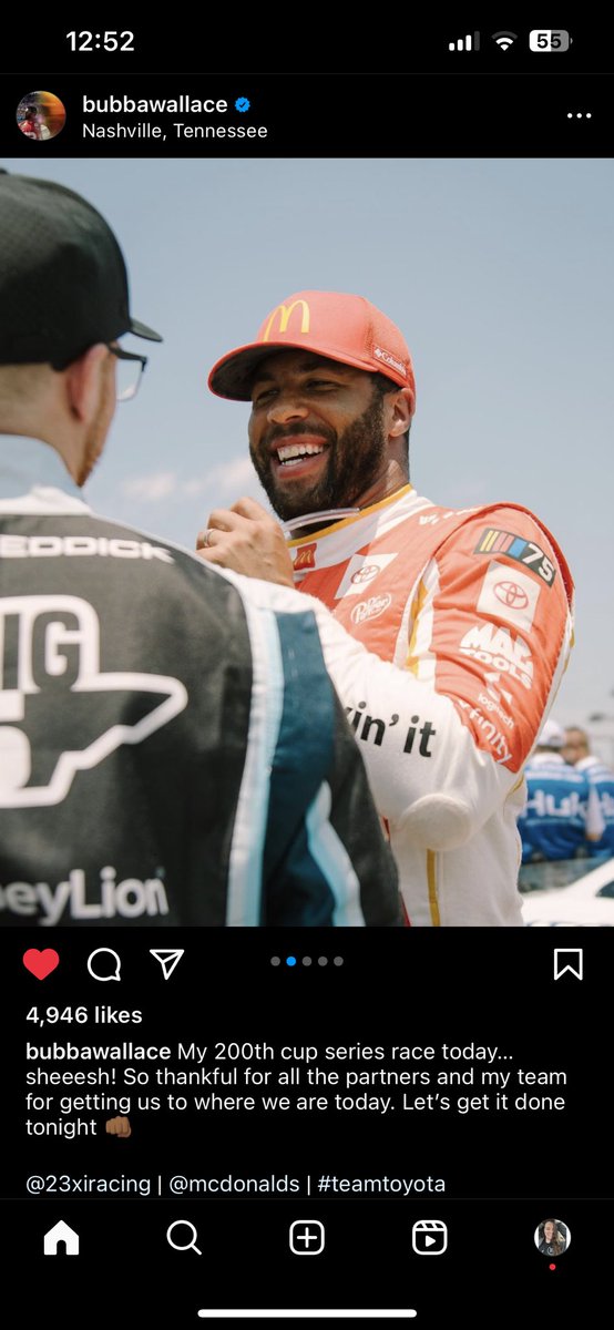 Forever proud of you @BubbaWallace #forwardtogether 🥹♥️