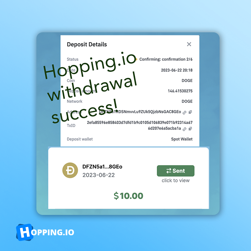 Hopping.io tweet media