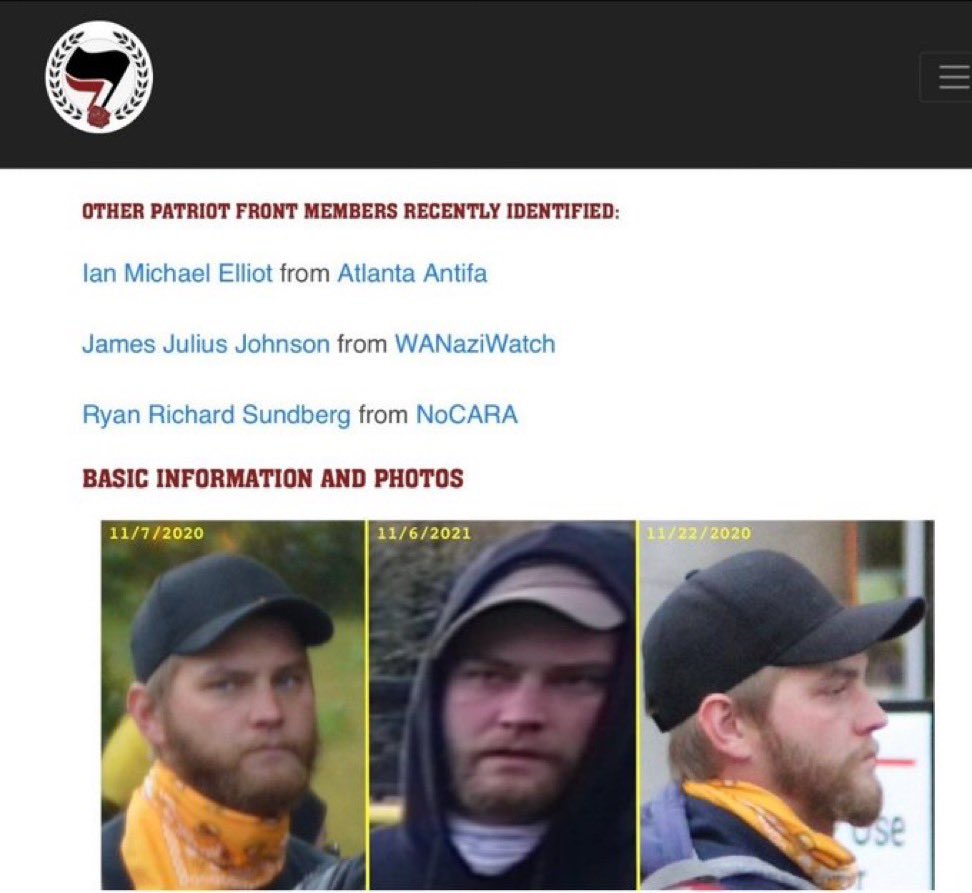 Both of those unmasked “patriots front” people were antifa / feds. 

Patriots front confirmed as FBI and Gay.

Have any comments, @FBI ?