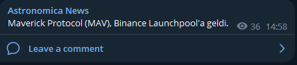 Binance Launchpool'a gelen Maverick projesi, airdrop yapacağını açıkladı.🤟

$ZKS gelmeden kazandırıyor, hak kazananları tebrik ederim. Oldukça kaliteli bir proje.

Tg'de haberini yapmıştım, o günden beri Maverick ağırlıklı yaptım işlemlerimi ne olur ne olmaz diye 🫡