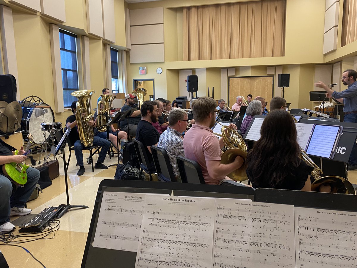 back at it again with the festival rehearsals