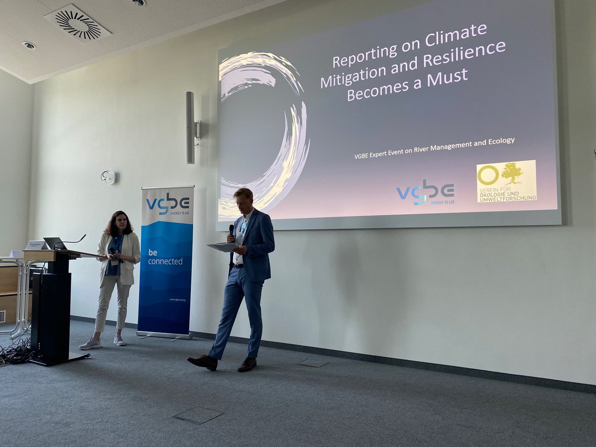 m_schletterer's tweet photo. Interesting talks & fruitful discussions last week in #Vienna at the @vgbeEnergy / #VÖU expert event „#River #Management and #Ecology 2023“ at the @BOKUvienna #RiverLab. With @fokkensbart @DavidCFinger1 @open_hydro @martinobelmonte and many others! https://t.co/r3Z32ICjsS