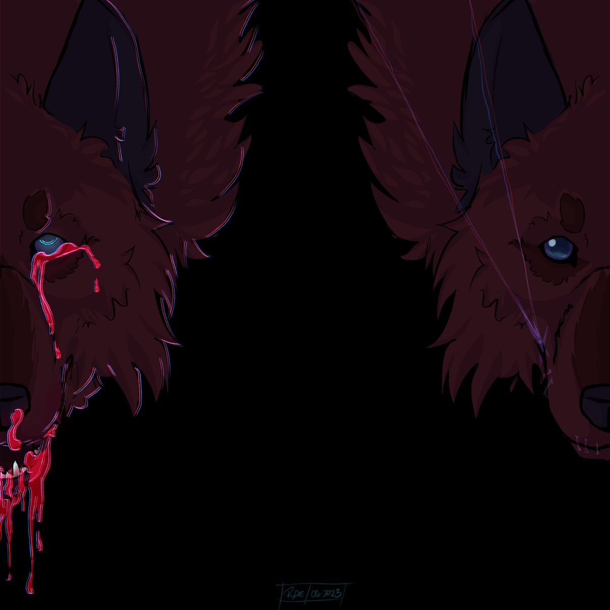 raewolfeart's tweet photo. overflow.

( tw / slight blood warning ) https://t.co/CxXRdKCvHV