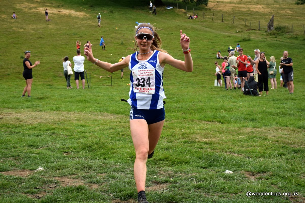 2023 British WU19 Inter County Fell Running Championship race - Champion Amelie Lane Yorkshire   @AthleticsWeekly @Fellrunninbrief @FellrunningUK