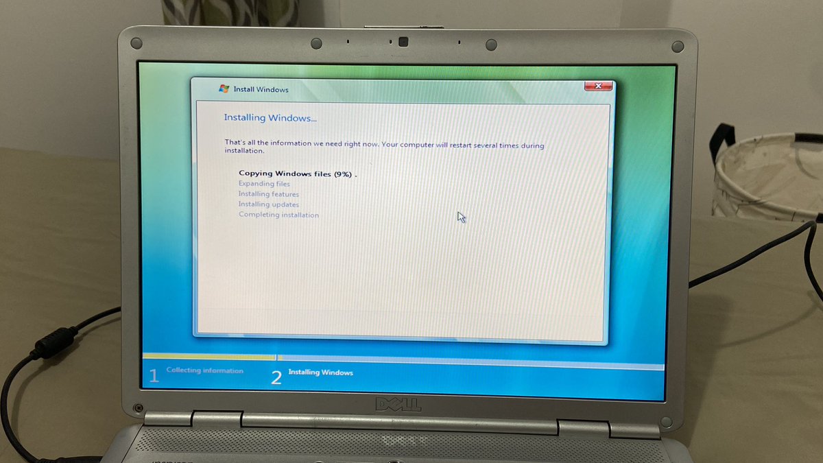 Windows Vista installation