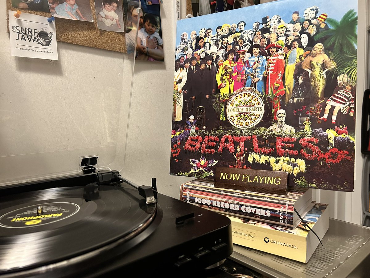 #NowSpinning in honor of #GlobalBeatlesDay. @thebeatles @GBDJune25 #ThePepperEffect #SgtPepper