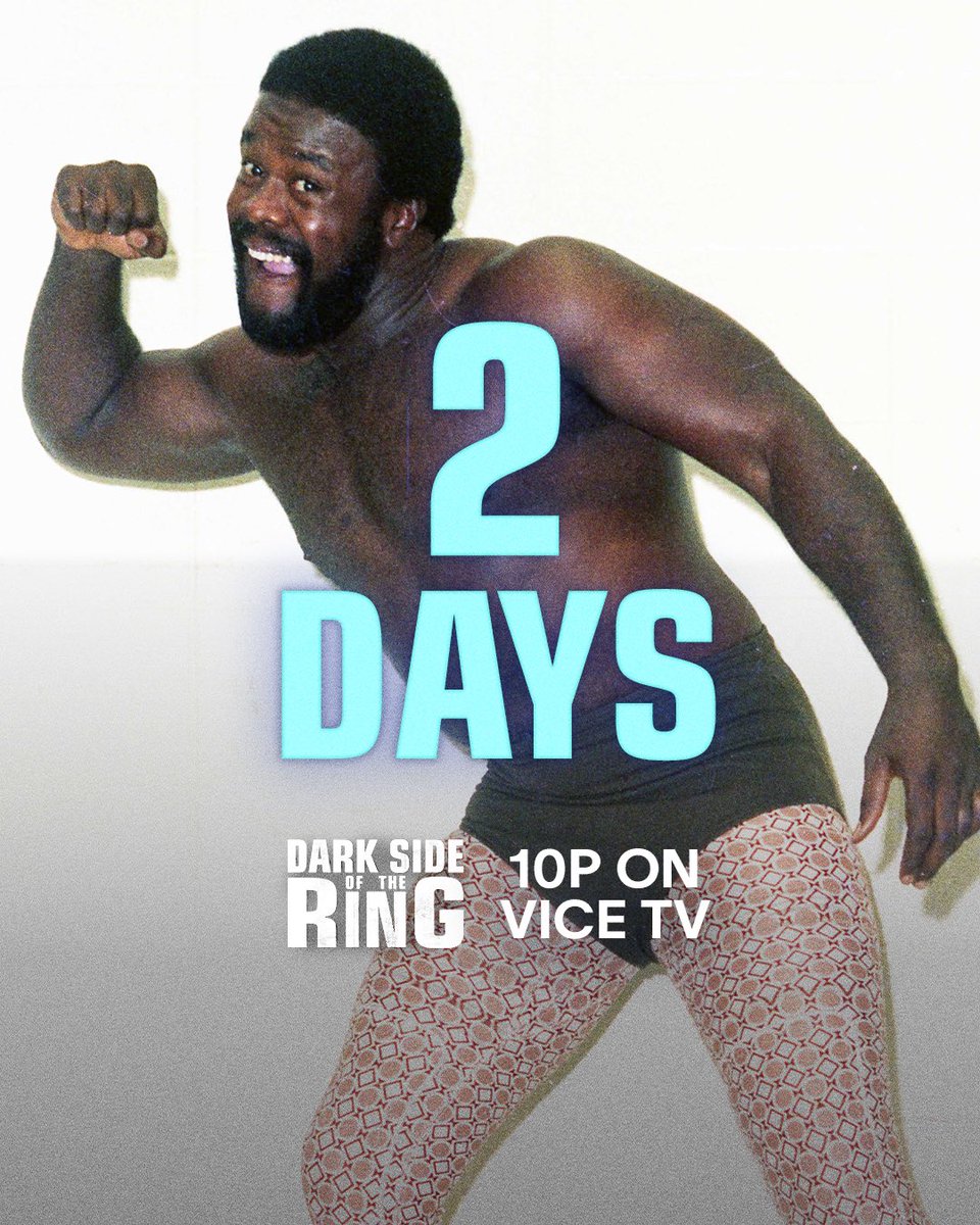 “The Junkyard Dog” premieres Tuesday at 10P on VICE TV. Don’t miss a brand new episode of @DarkSideOfRing on the wrestling icon.