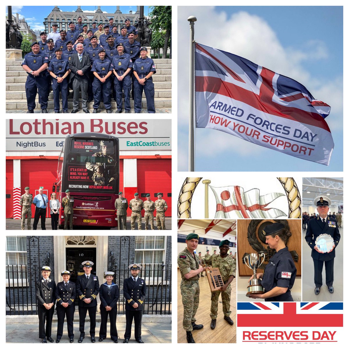 As #ArmedForcesWeek draws to a close, we’d like to say a huge thank you to the countless @RoyalNavy and @RoyalMarines #Reservists who represented @DefenceHQ across #Scotland #England #Wales and #NorthernIreland this week 🫡