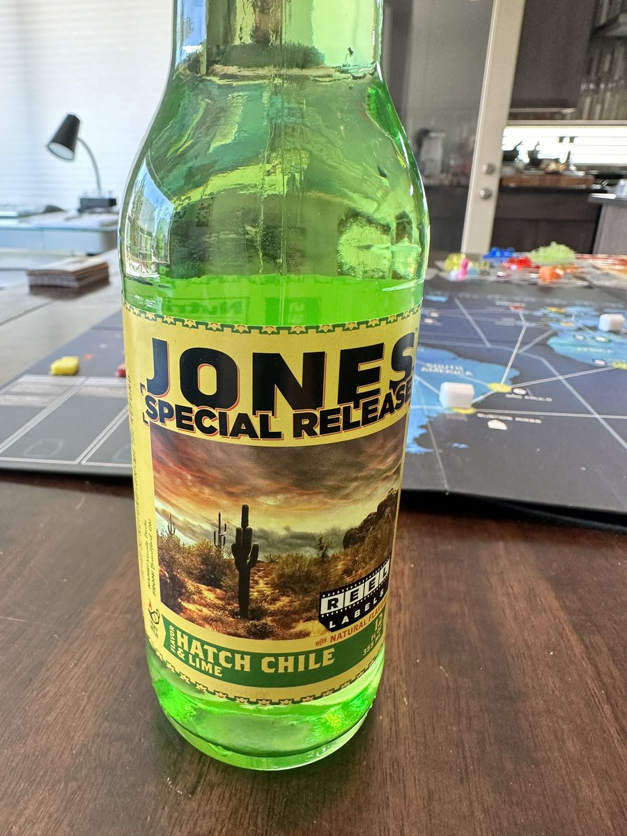 Today’s soda for Pandemic Legacy. Seems fitting. . .