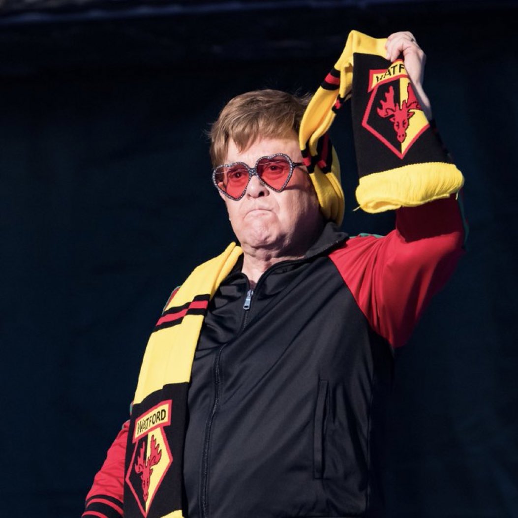 WD18Fans's tweet photo. Our Rocket Man 💛

@eltonofficial #WatfordFC https://t.co/Y7u8uEIKrn