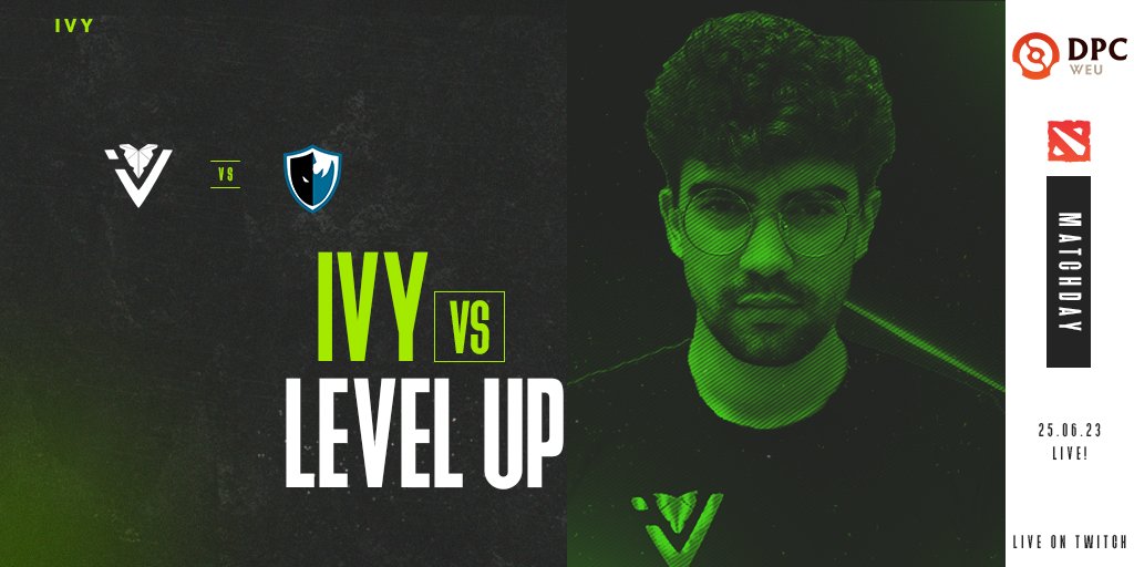 Last game of the season against no one else than our friends from @lvlupggwp. Gonna be a tough one! 📺 twitch.tv/pgl_dota2 ⏰ LIVE! IVY fighting! 👊🌱