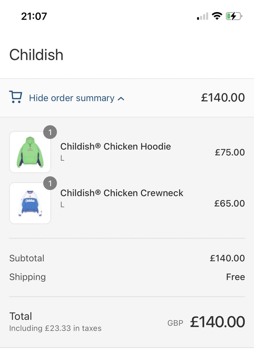 ejoevano's tweet photo. @JaySwingler Keeping my streak of getting every childish hoodie since the first red one March 2018 😮‍💨 https://t.co/k9HwReZ7Wq