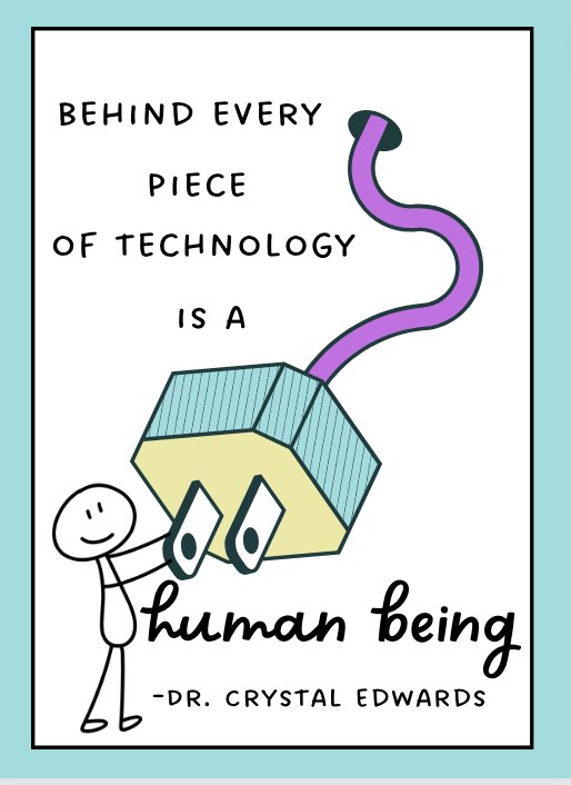 techNOLIEgy's tweet photo. Dr. Crystal Edwards at #ISTELive23 #ISTELive inspired me to create this with the powerful words she spoke. https://t.co/MMPMgV8Vev