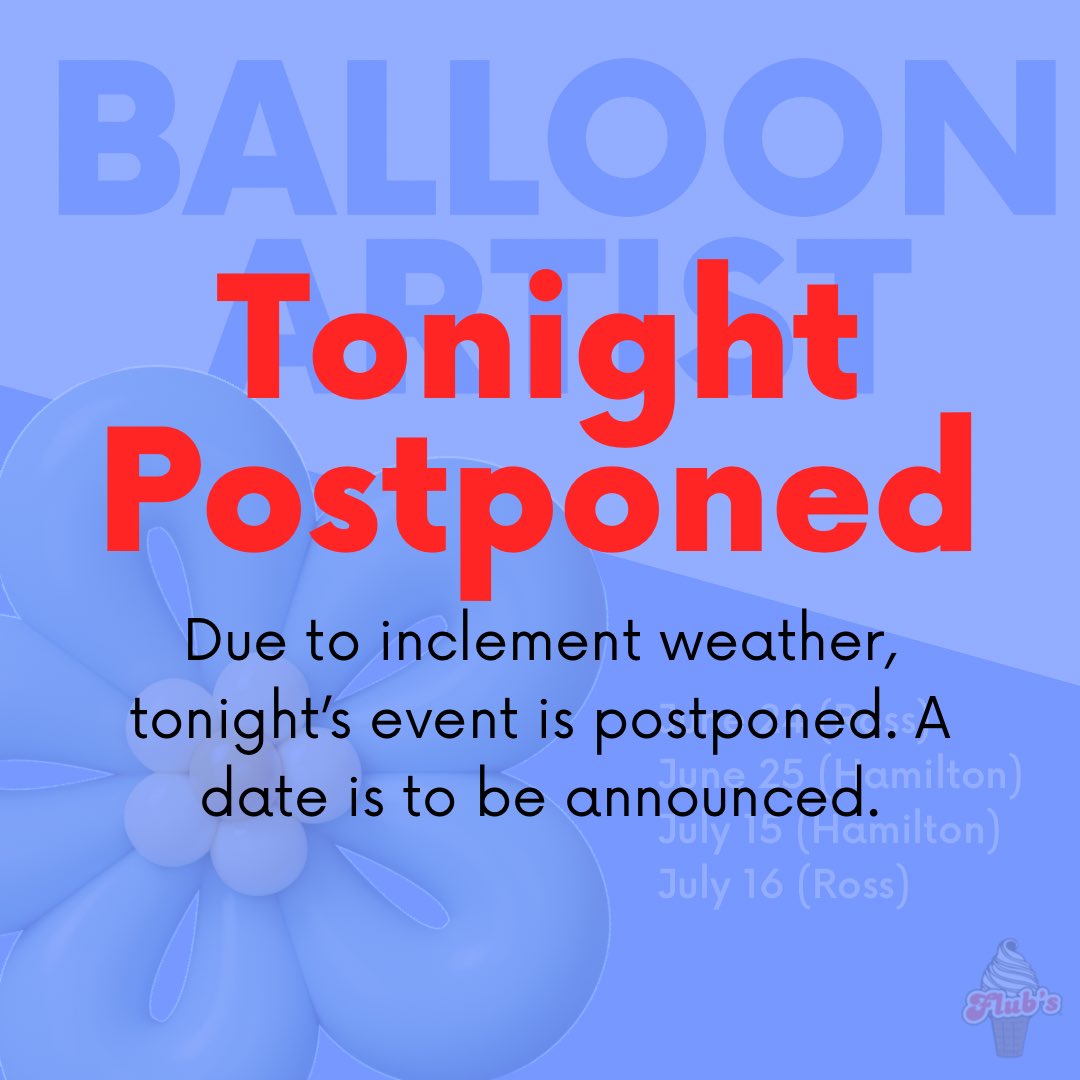 Due to inclement weather, tonight's event has been postponed. A new date is to be announced. We will post it as soon as it has been determined. We appreciate your understanding.