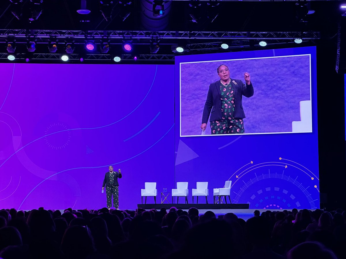 “Technology makes us remember that behind every screen is the heart of a person with a passion for learning” - Crystal Edwards at #ISTELive #ISTELive23