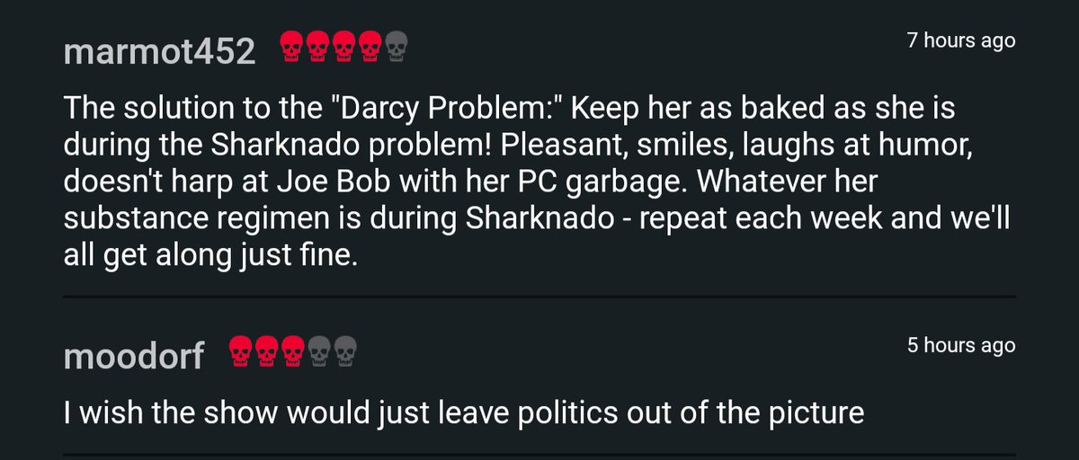 Accidentally glanced at the Shudder comments again, my mistake. All of the fucking ghouls are in there. #TheLastDriveIn