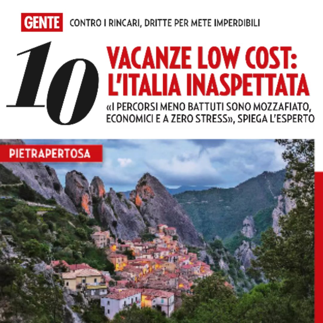 La #Basilicata è la regione del turismo attivo! Irrinunciabili sono le visite ai borghi di Pietrapertosa e Castelmezzano, un tuffo nel vuoto con il #VolodellAngelo e le escursioni sulle #DolomitiLucane! 📷

Grazie al settimanale Gente!

Prenotate qui 📷 volodellangelo.com