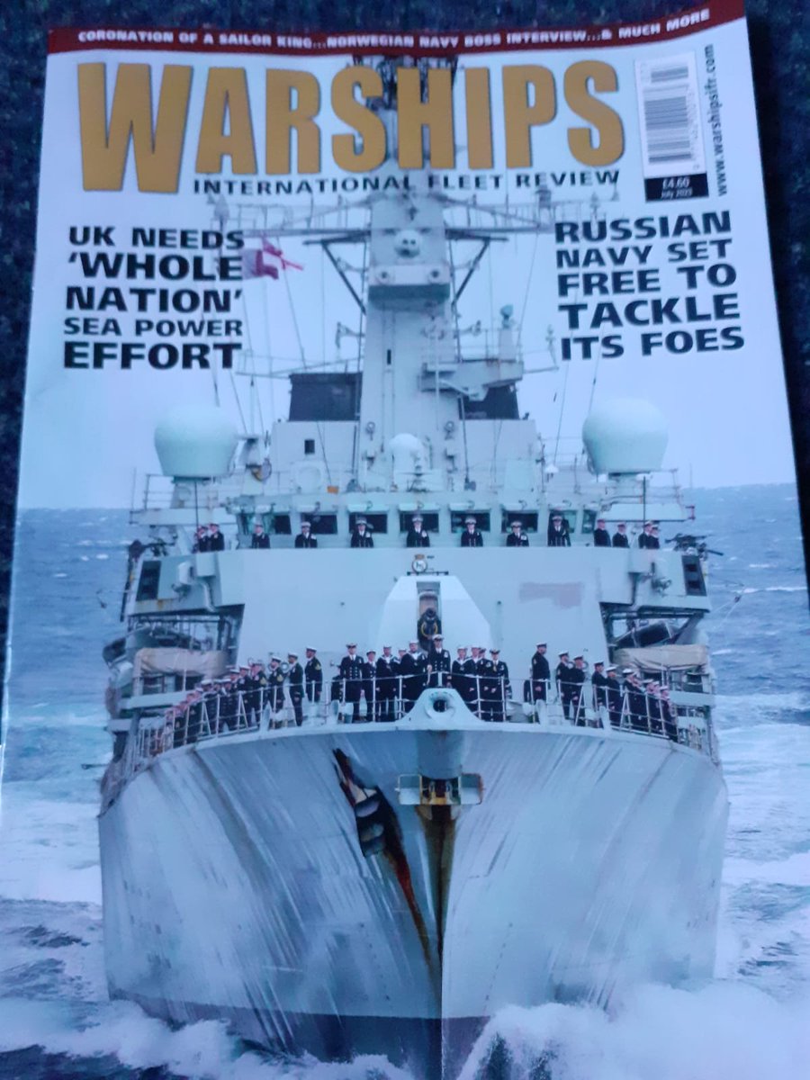 MarkJGrove's tweet photo. Really pleased to have contributed an analysis on changes in regional priorities for the Russian Navy and the potentially important return of control of its disparate fleets to Naval Headquarters in the current edition of the excellent @WarshipsIFR.

@Naval_Insight https://t.co/s6ZhIhX4P9