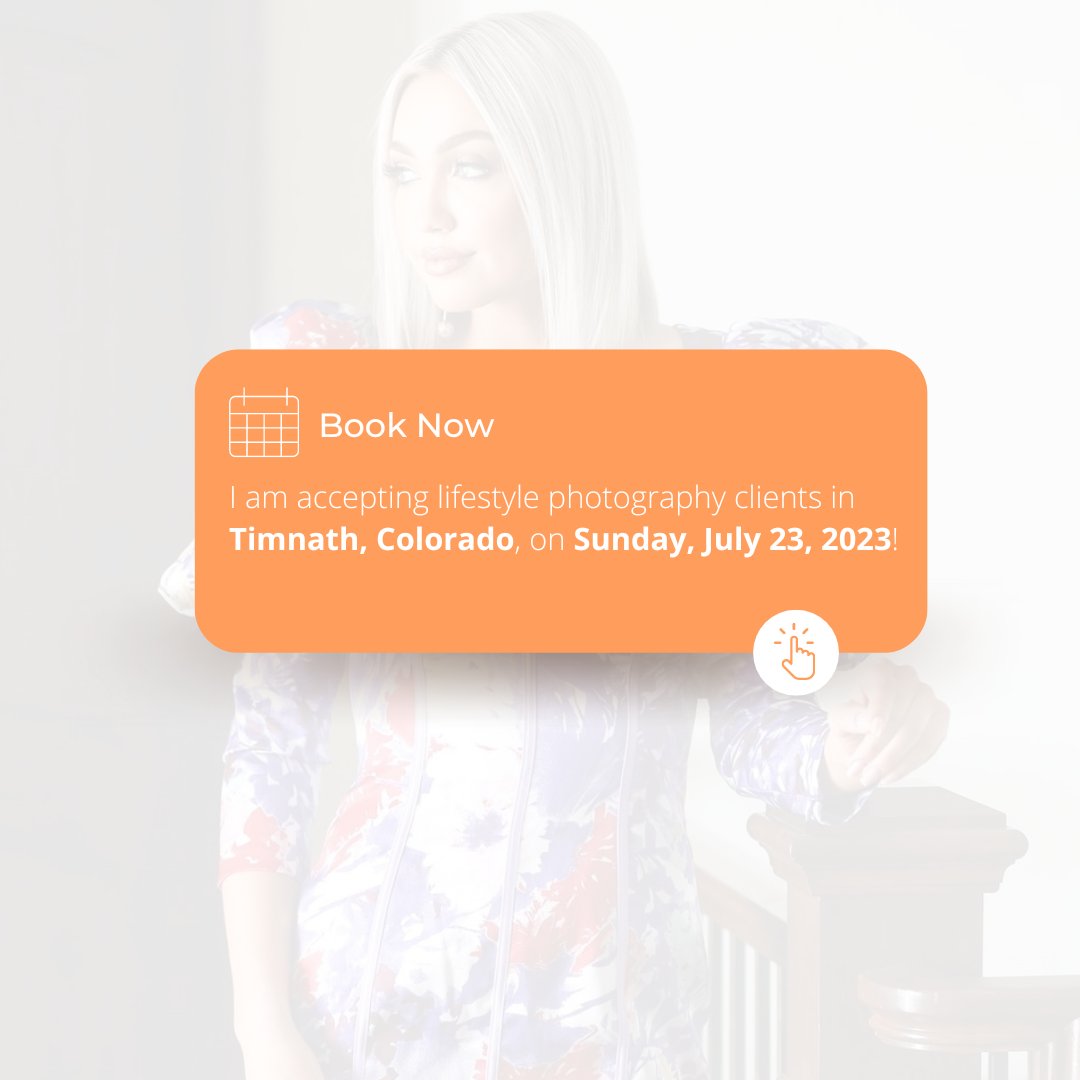 Capturing Moments in Timnath, Colorado! 🌄 I'm thrilled to announce that I'm now accepting lifestyle photography clients in picturesque Timnath, Colorado on Sunday, July 23, 2023. Spaces are limited, so book your session now! 🗓️ Comment or DM me for more details! 💌👇 . . .