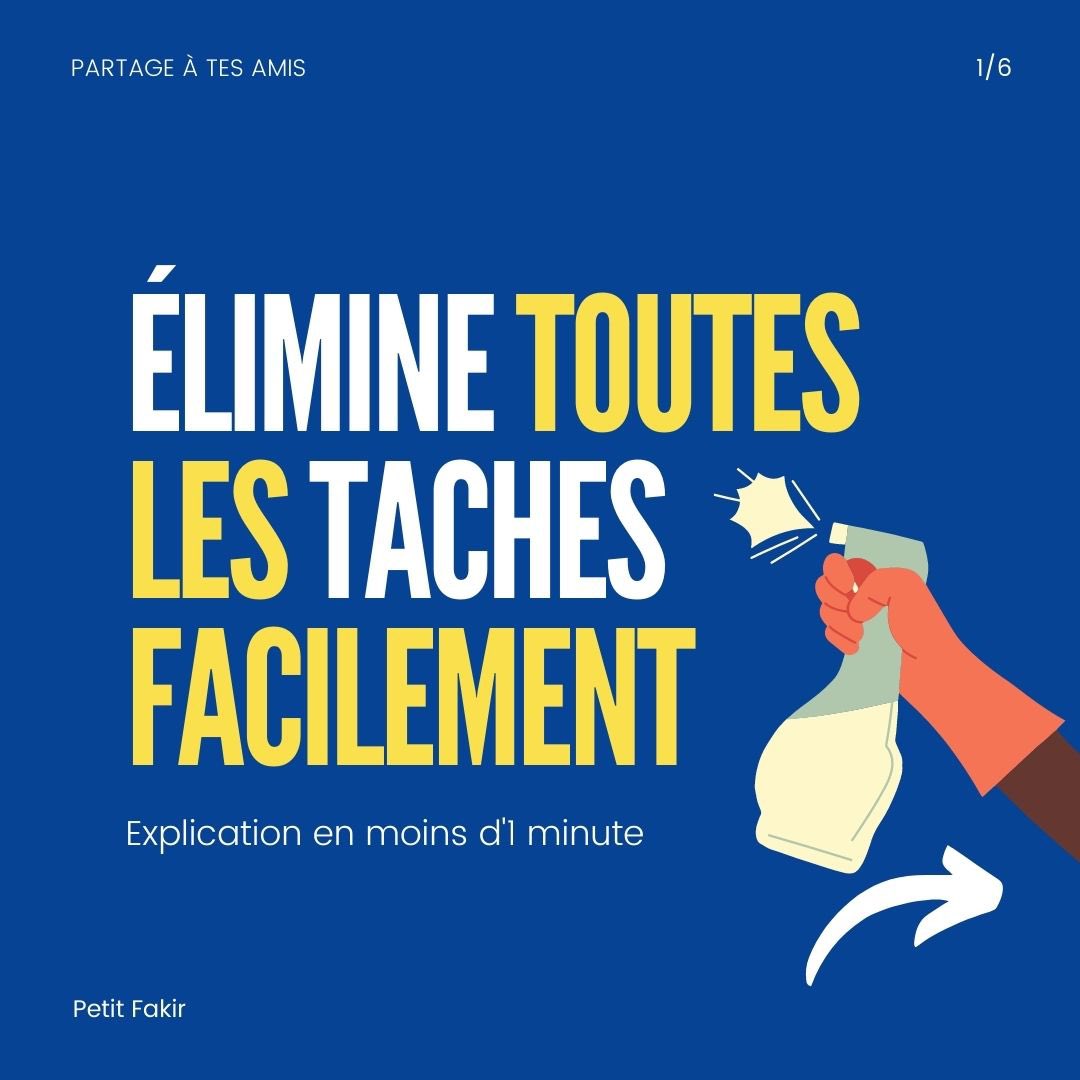 Petit_Fakir's tweet image. Tu as du mal à te débarrasser de certaines taches tenaces ? 🤔💧

→ Ce hack va te plaire… 😉

#petitfakir #astuce #stainsolutions #nettoyage